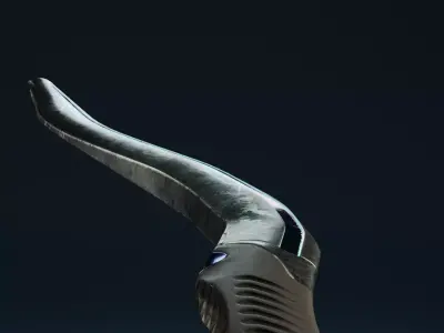 Sci-Fi Sword Low-poly 3D model purchase