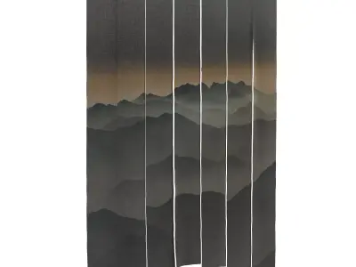 Textile Wall Hanging Art 3D model