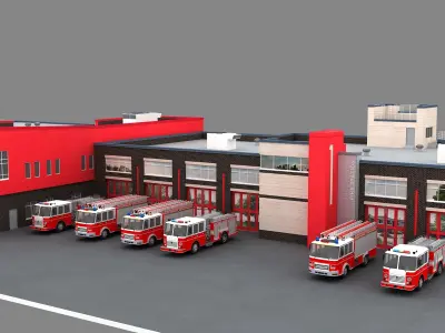  Fire Station Building 