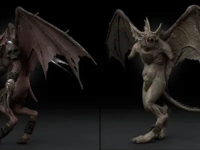 Embermoon Rigged Game Ready Low-poly 3D model