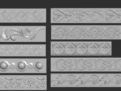 Relief Decoration 3D model