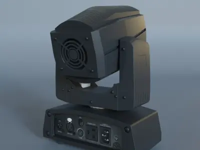 moving head light 3D model