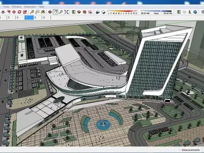 Sketchup Terminal C5 3D model