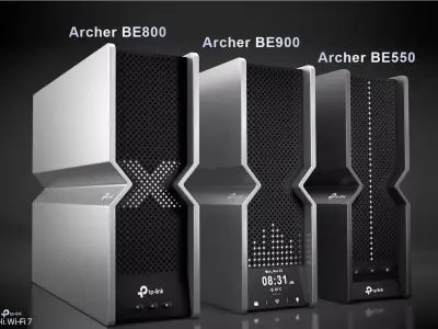 Wi-Fi 7 TP LINK Router Model - Collection - 3D model