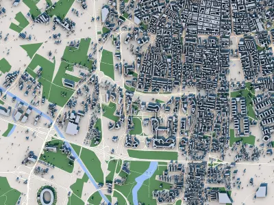 Bari City Italy 3D model