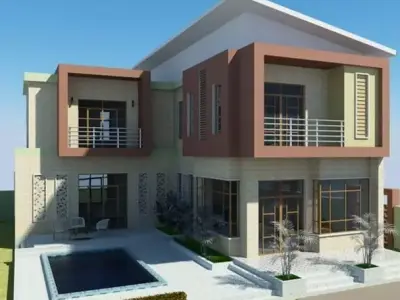 Modern House 3D model