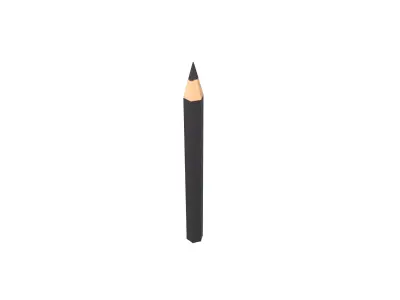 Colored Pencils v1 014 Low-poly 3D model