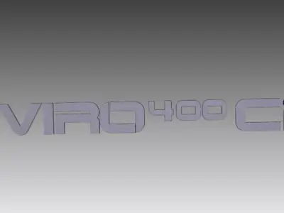 ADL Enviro 400 City Logo Low-poly 3D model