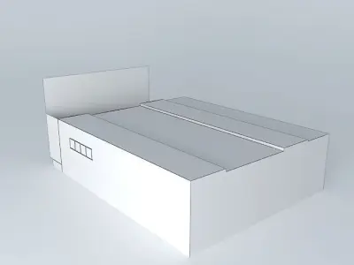 Bedroom using Thorn light fittings and Bene Furniture Free 3D model