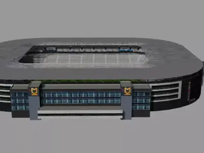 Stadium MK MK Dons Low-poly 3D model