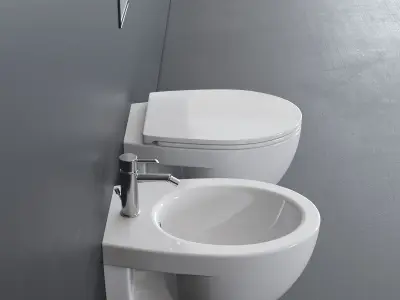 Ceramica Catalano Green One Wall-hung WC Low-poly 3D model