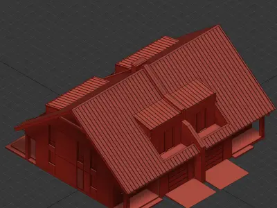 ABS House model 3D model