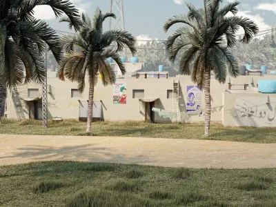 village Model 3D model