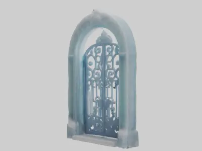 Frostcovered Gate model 3D model