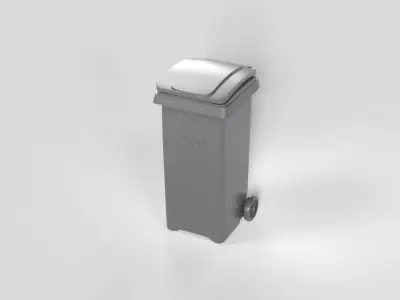 The Wheelie Recycle Bin Miniature Desk Tidy 3D print model