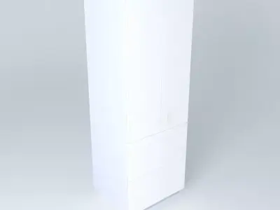 Tall 2 Door 2 Drawer Free 3D model