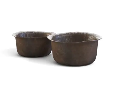 Old Bowls 3D model