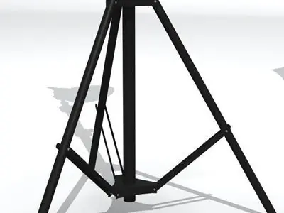 Light umbrella and lamp holder 3D model