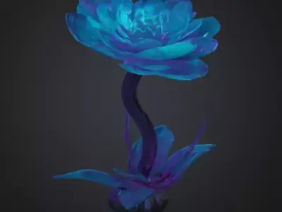 Scifi Fantasy Plant 3D model