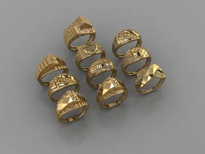  turtorial ring  3D print model