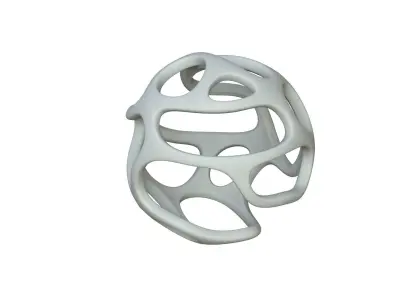 SciFi Cube Object No 43431 Low Poly Shape Texture