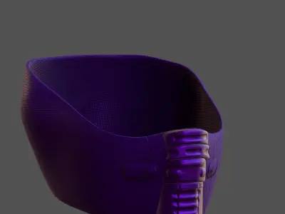 Gas mask helmet 3d model scifi Low-poly  Low-poly 3D model 210