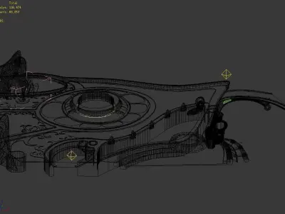 Spaceship - Human Scene 03 3D model