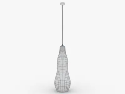 1502 - Hanging Lamp Low-poly 3D model