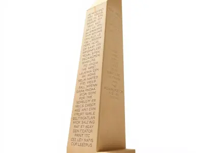 Ancient Stone Obelisk model pack Low-poly 3D model