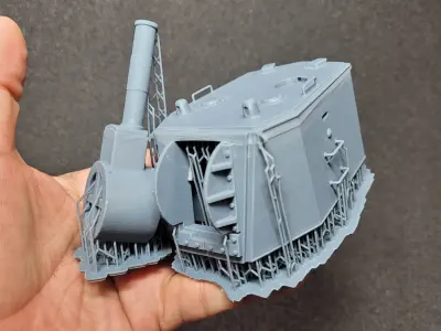 War Thunder KV2 mech ST1 in 35 scale 3D print model