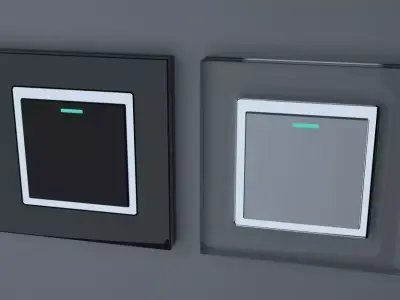 Retrotouch RTS2005 Mechanical Light Switch 1 Gang 3D model