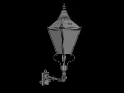Victorian Gaslight 3D model