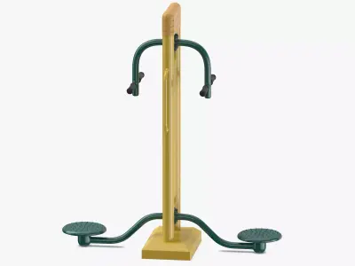 Street Fitness Equipment 01 02 3D model