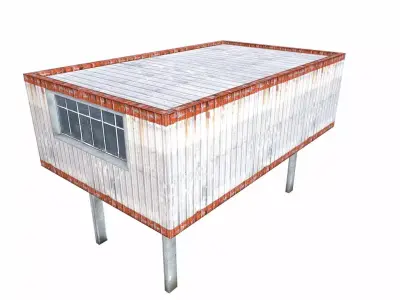 Industrial Warehouse Props Low-poly 3D model