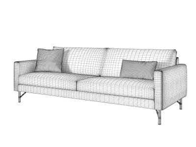 Friend Sofa 225 3D model