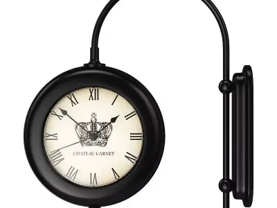 Classic Wall Clock 2 3D model