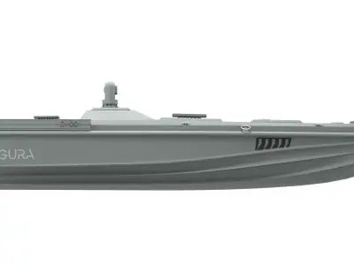 Boat Magura Ukrainian Naval Drone Low-poly 3D model