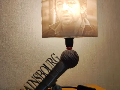 Lampe Serge Gainsbourg  et litophane  3D print model