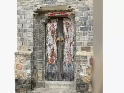 Chinese style rural house gate 3d scan 3D model