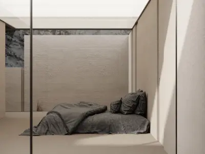          villa interior scenes 3D model