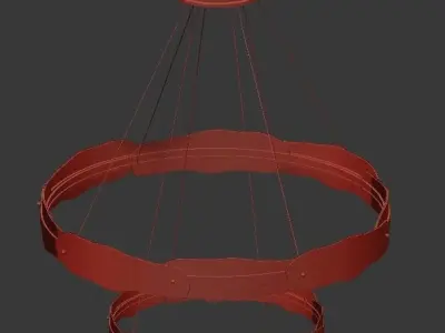 SOLSTICE TIERED PENDANT 3D model
