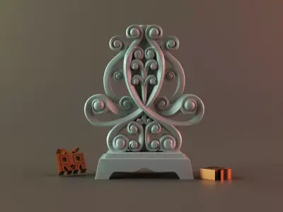 Sarah Table Lamp 3D print model