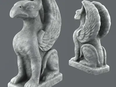 Statue of the Griffin 3D model