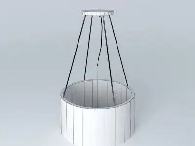 Round pendant lamp 206 - Accord Free 3D model