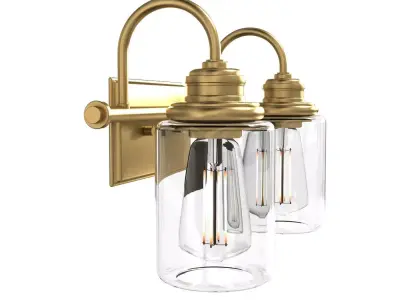 Progress Lighting Aiken wall lamp 3D model