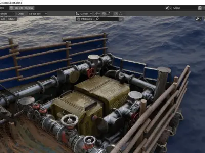 Realistic boat soda can Low-poly 3D model