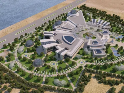 0070 - Culture Center - 2022 - 06 - 2Ds Plans - 3Ds Files 3D model