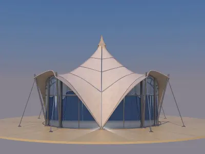 0202 - Circular Tent 3D model