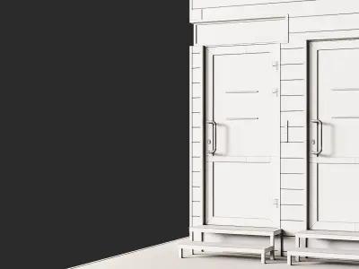 Public toilet 2 3D model