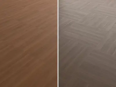 Walnut Wood Flooring and Parquet Set 02 Texture